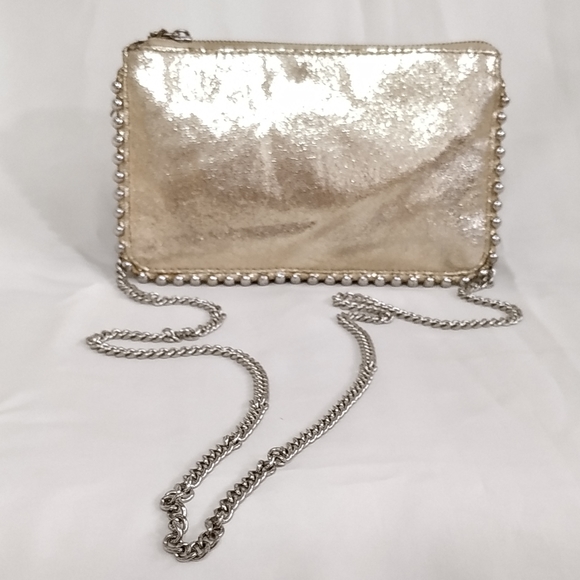 Zara Clutch Bag With Studs - Picture 3 of 9